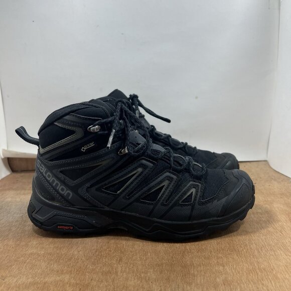 Salomon X Ultra 3 GTX Mens Size 7.5 Black Gore Tex Hiking Boots Shoes 398674 - Picture 1 of 9